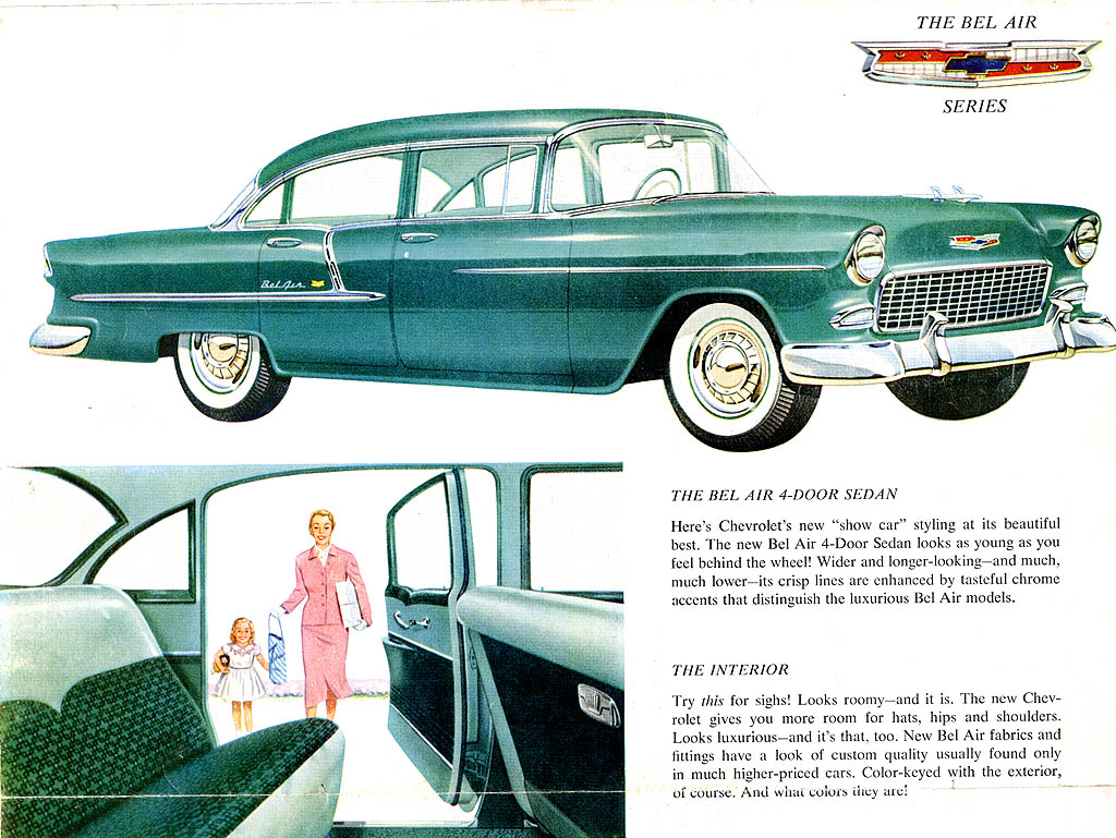 1955 Chevrolet Foldout Page 1
